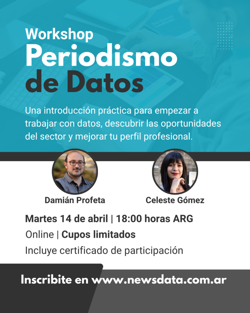 Workshop introductorio: Periodismo de Datos.